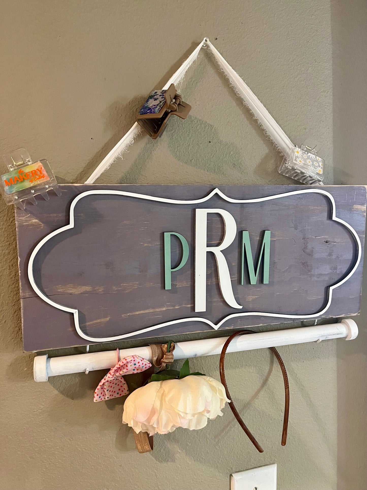 Hair bow & Headband Hanger - Presley Monroe