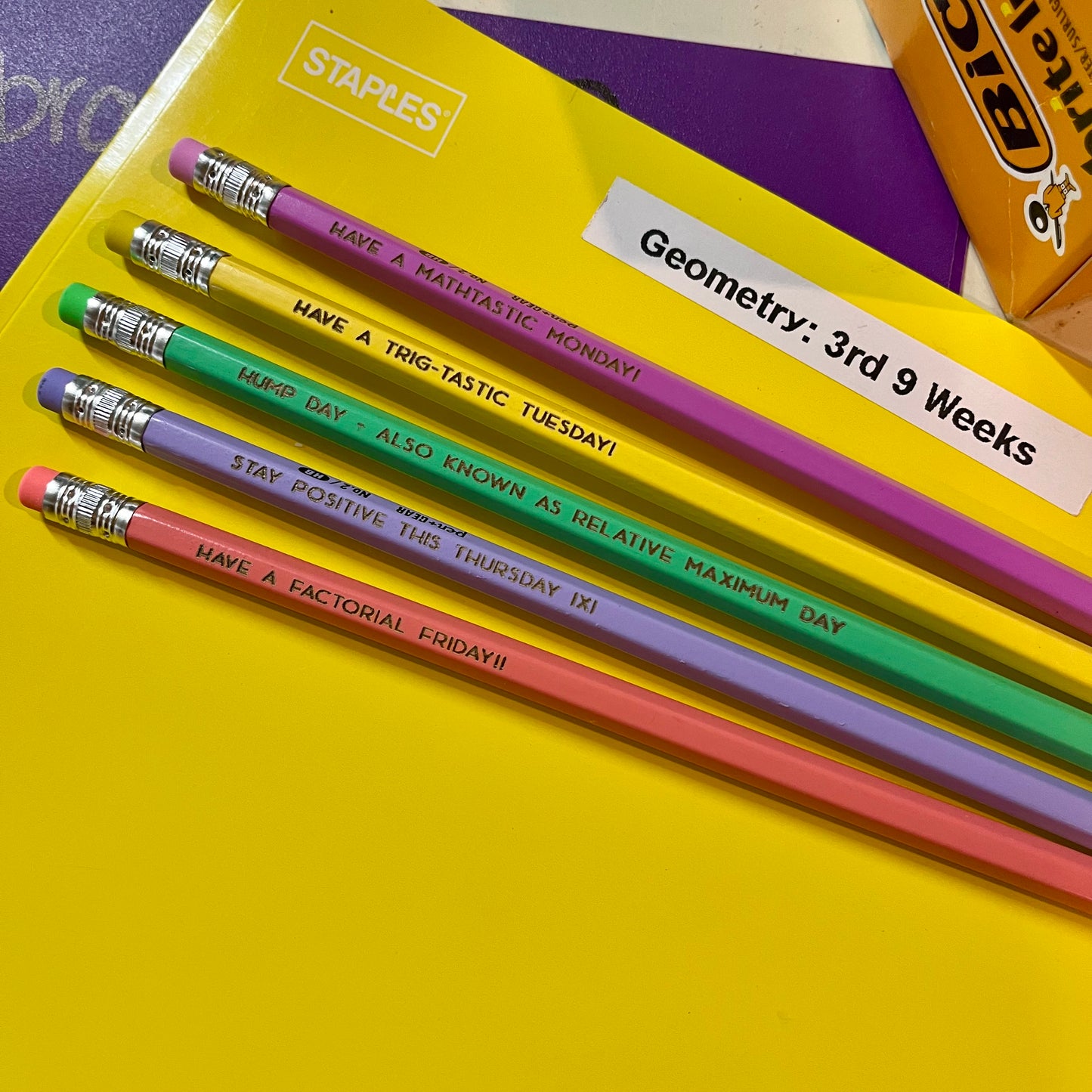 Engraved Pencils - Teacher Edition