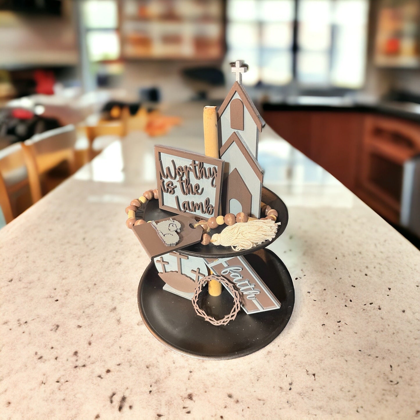 Easter Tiered Tray Set