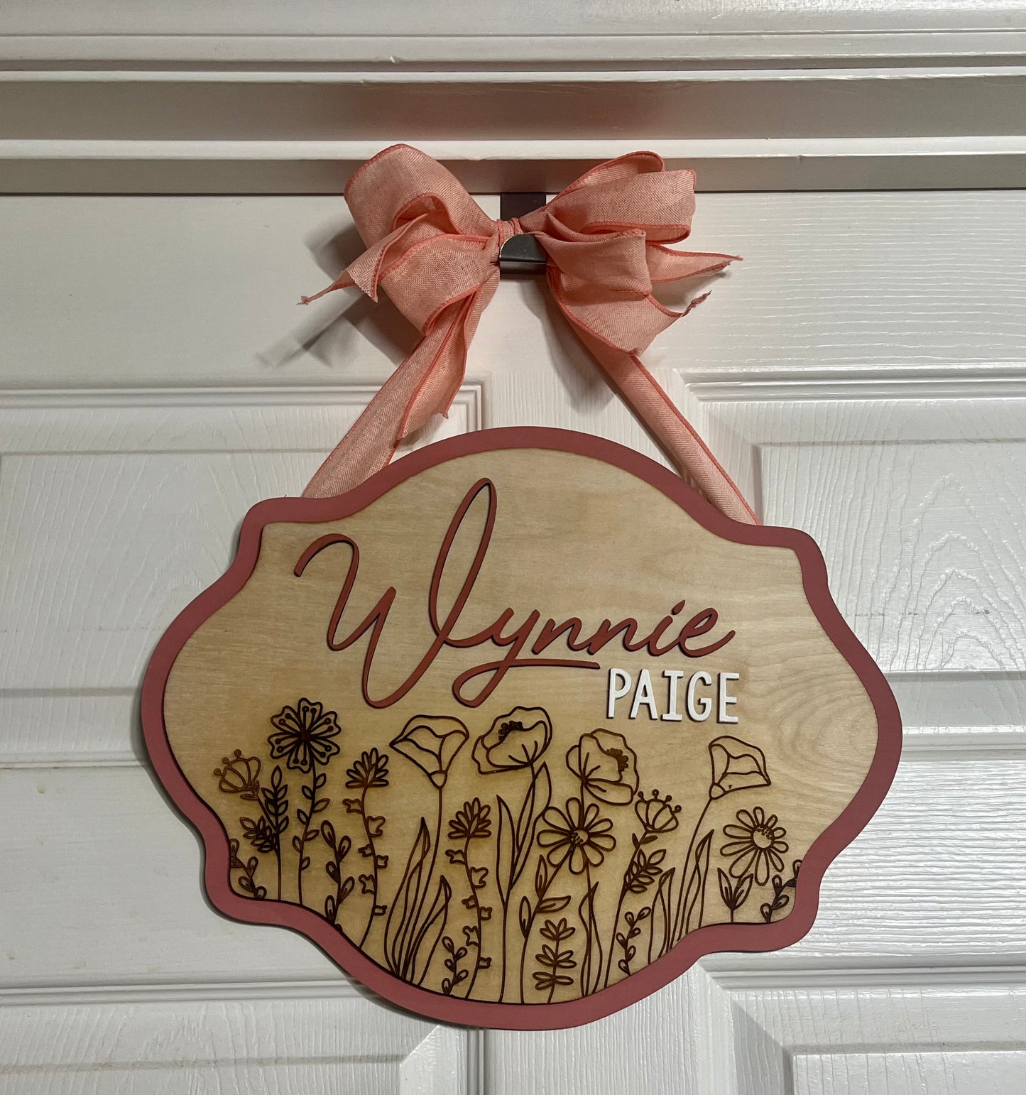 Hospital door hanger