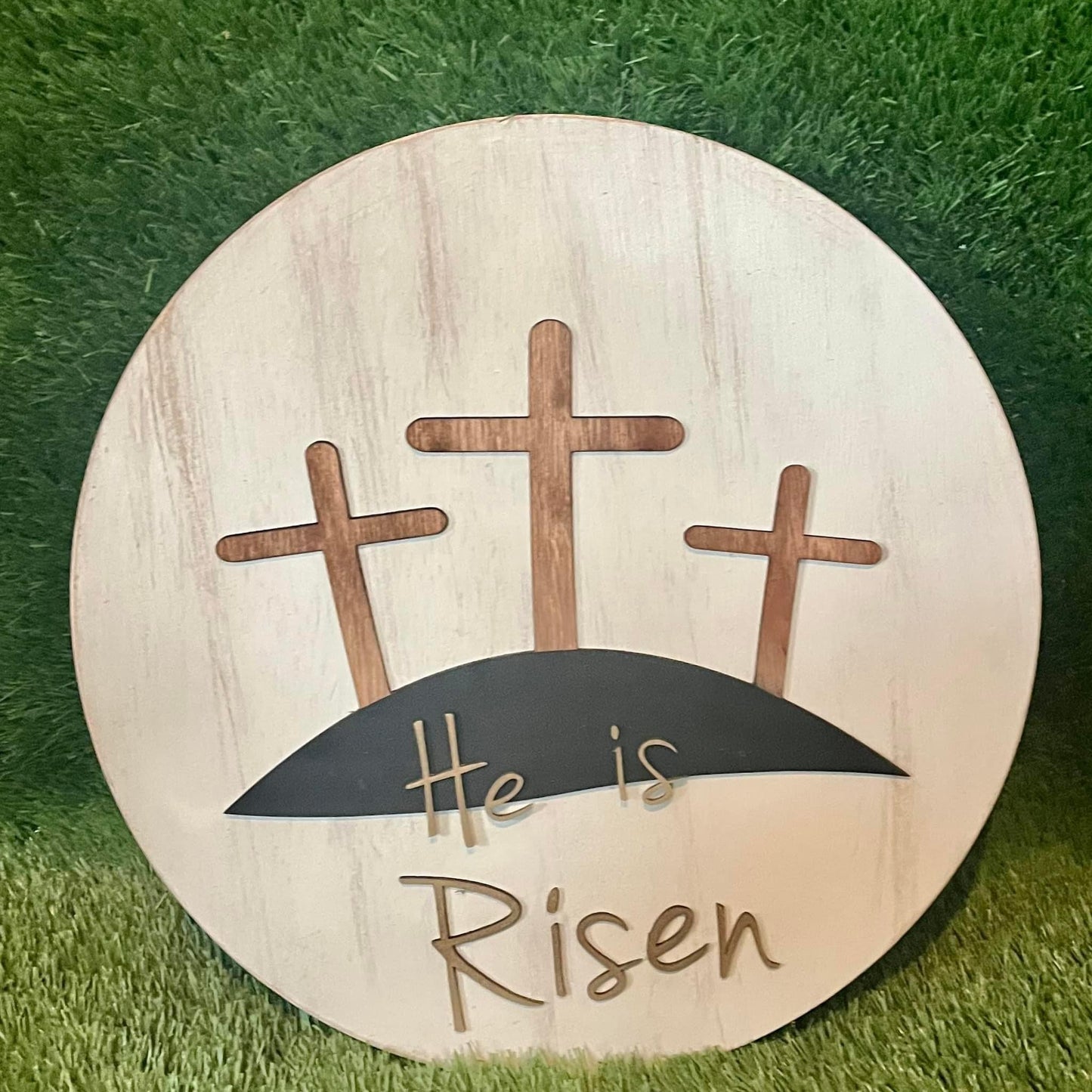 He is Risen door hanger