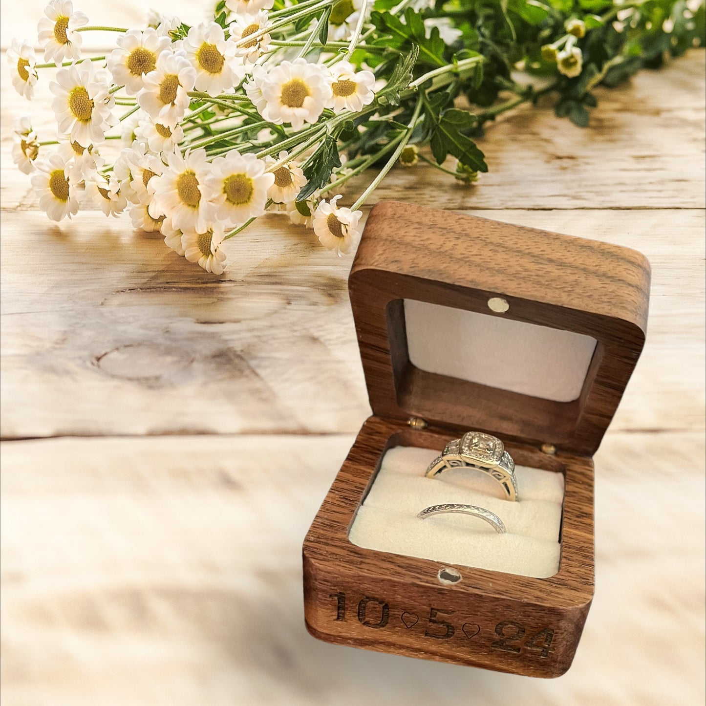 Wedding Ring Box - Personalized