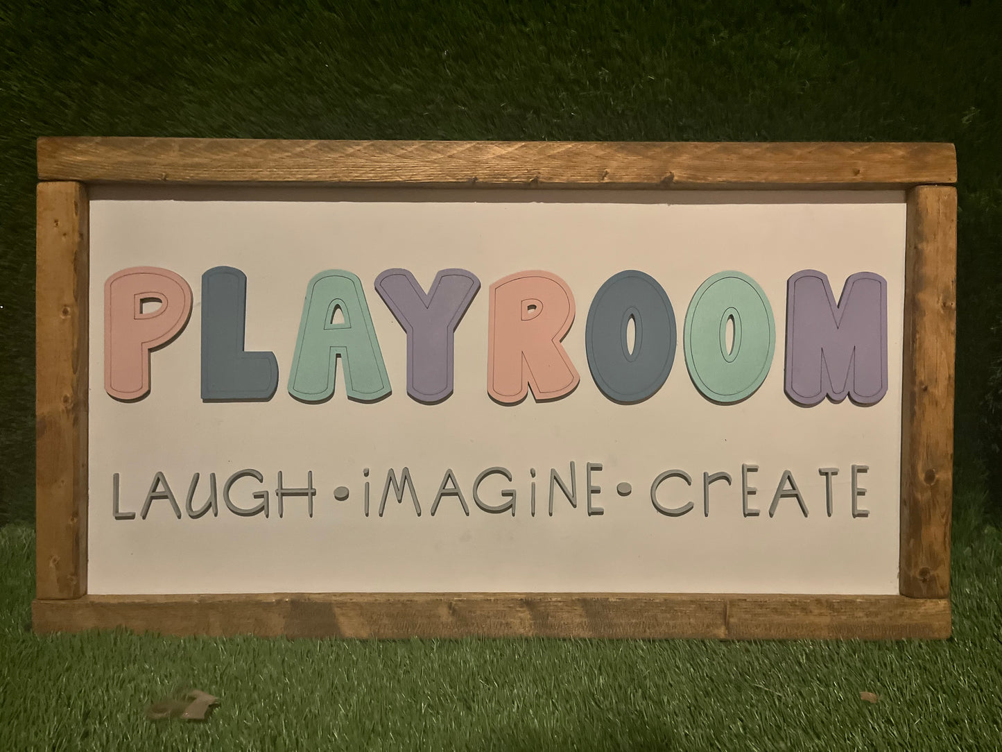 PLAYROOM sign