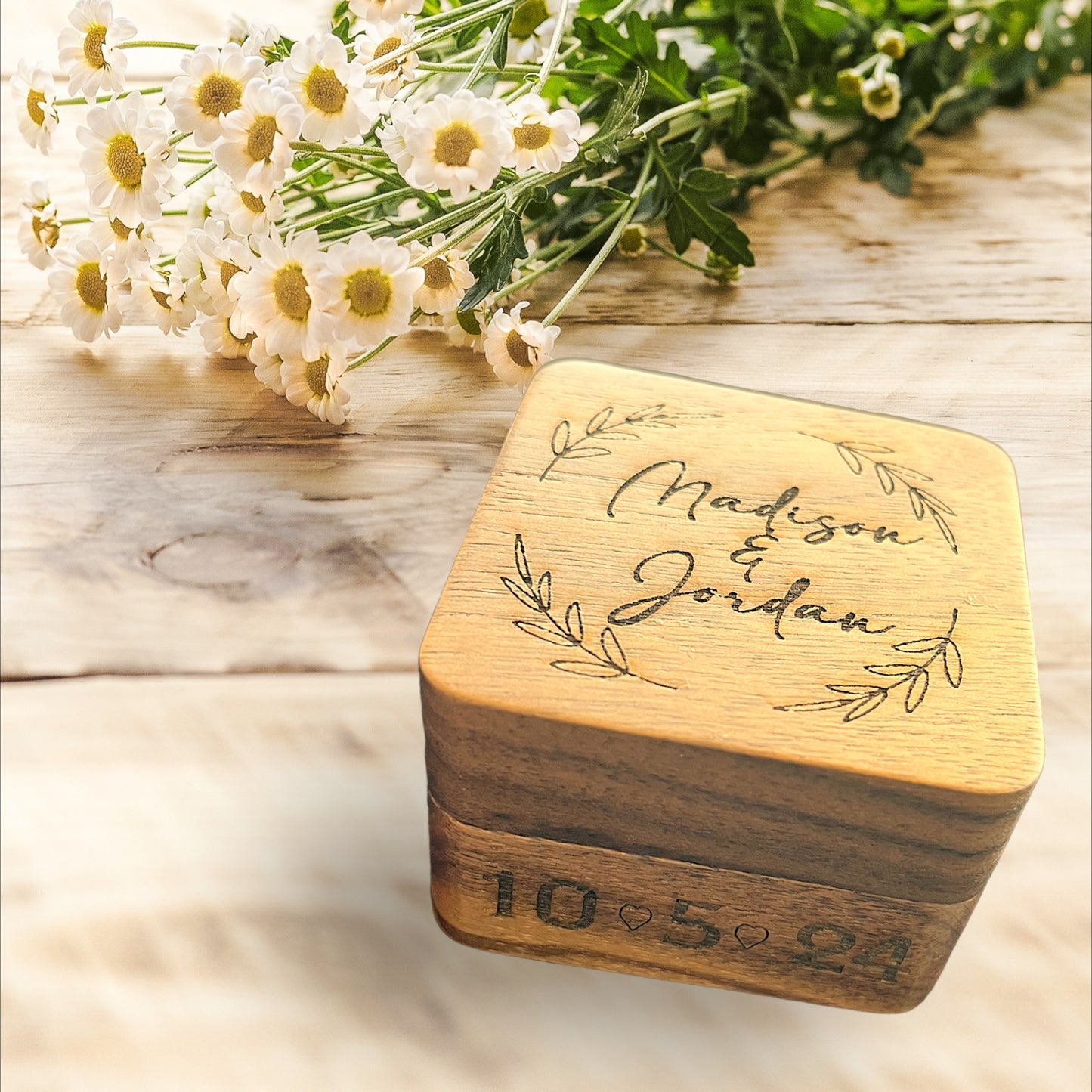 Wedding Ring Box - Personalized