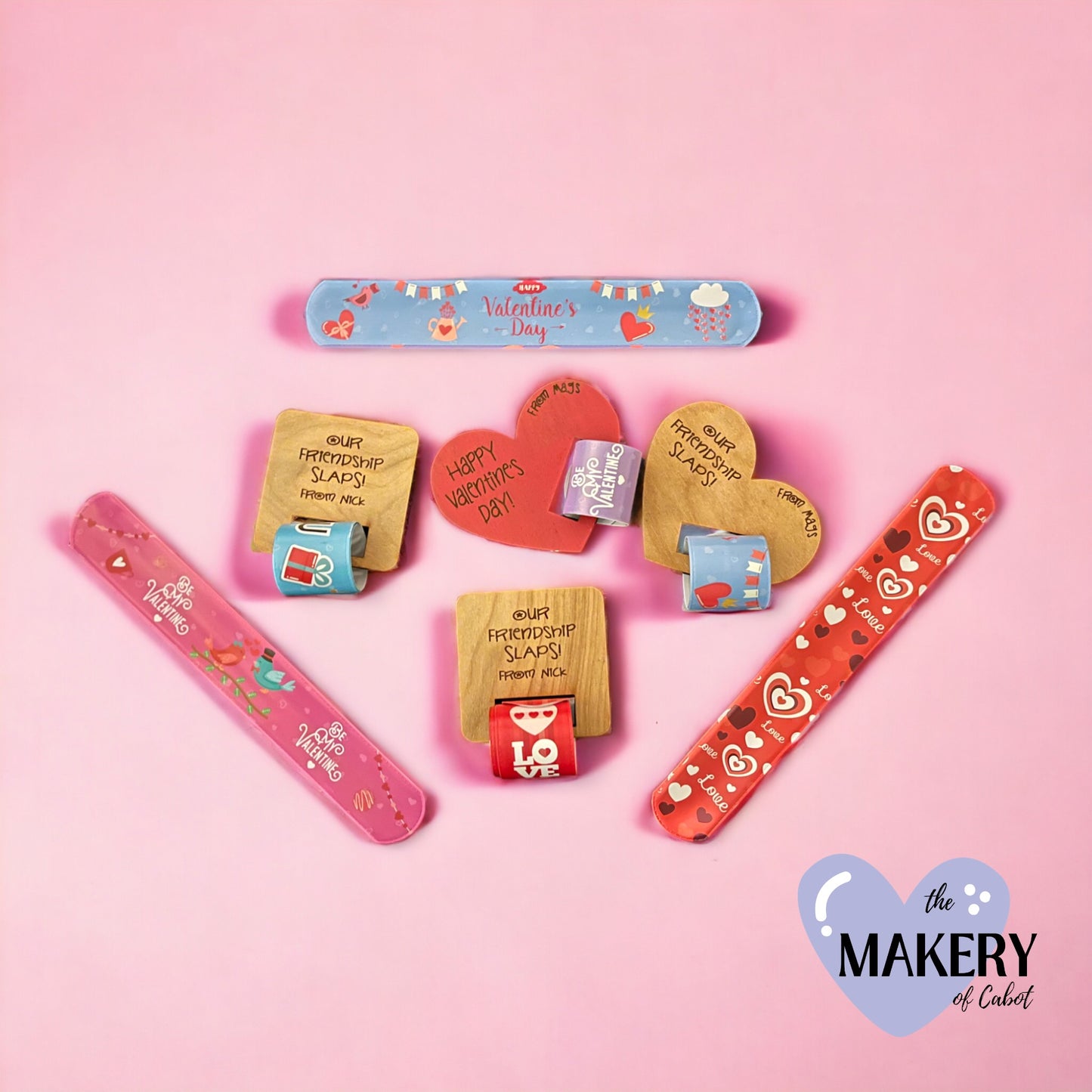 Slap Bracelet Valentine Favors