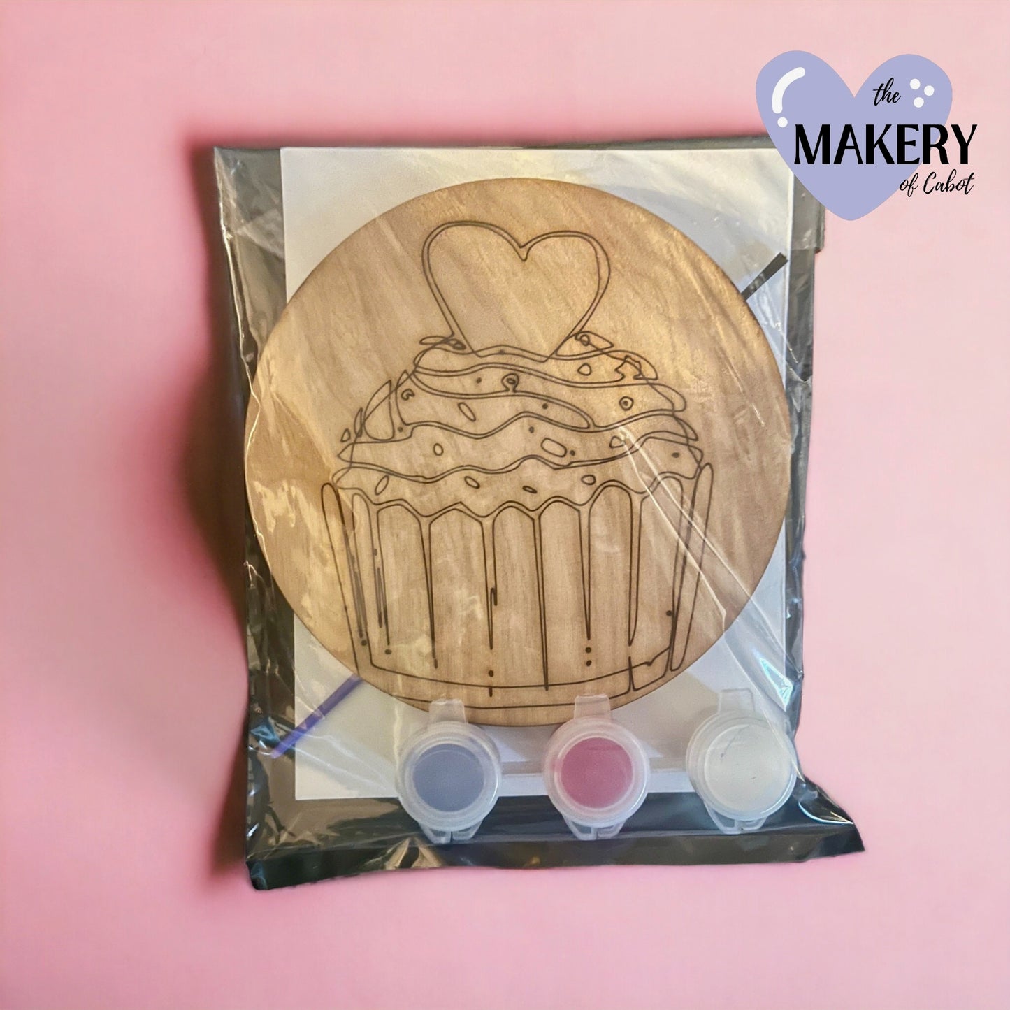Cupcake Paint Kit Valentine Party Favors
