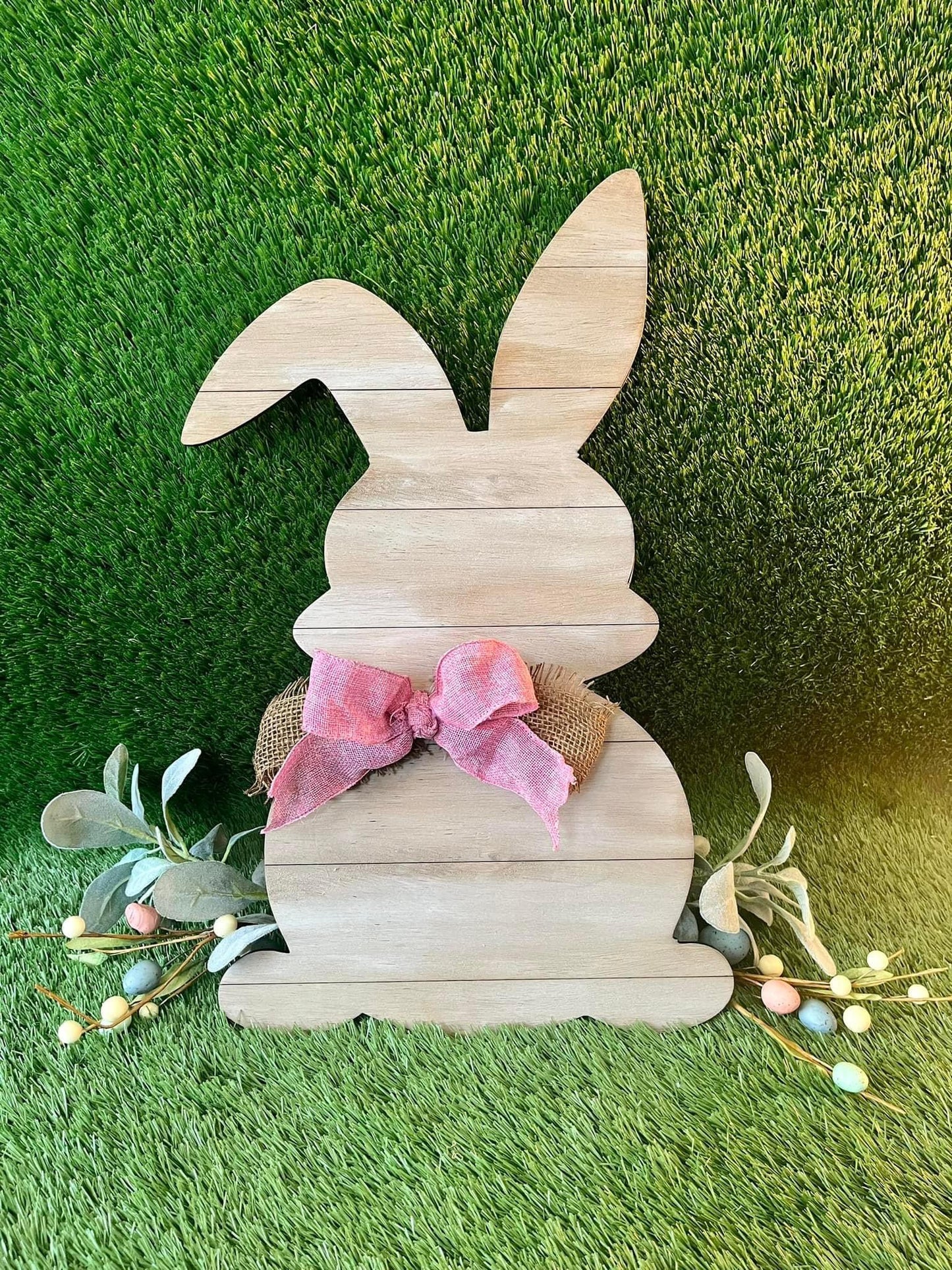 Bunny Silhouette door hanger decor