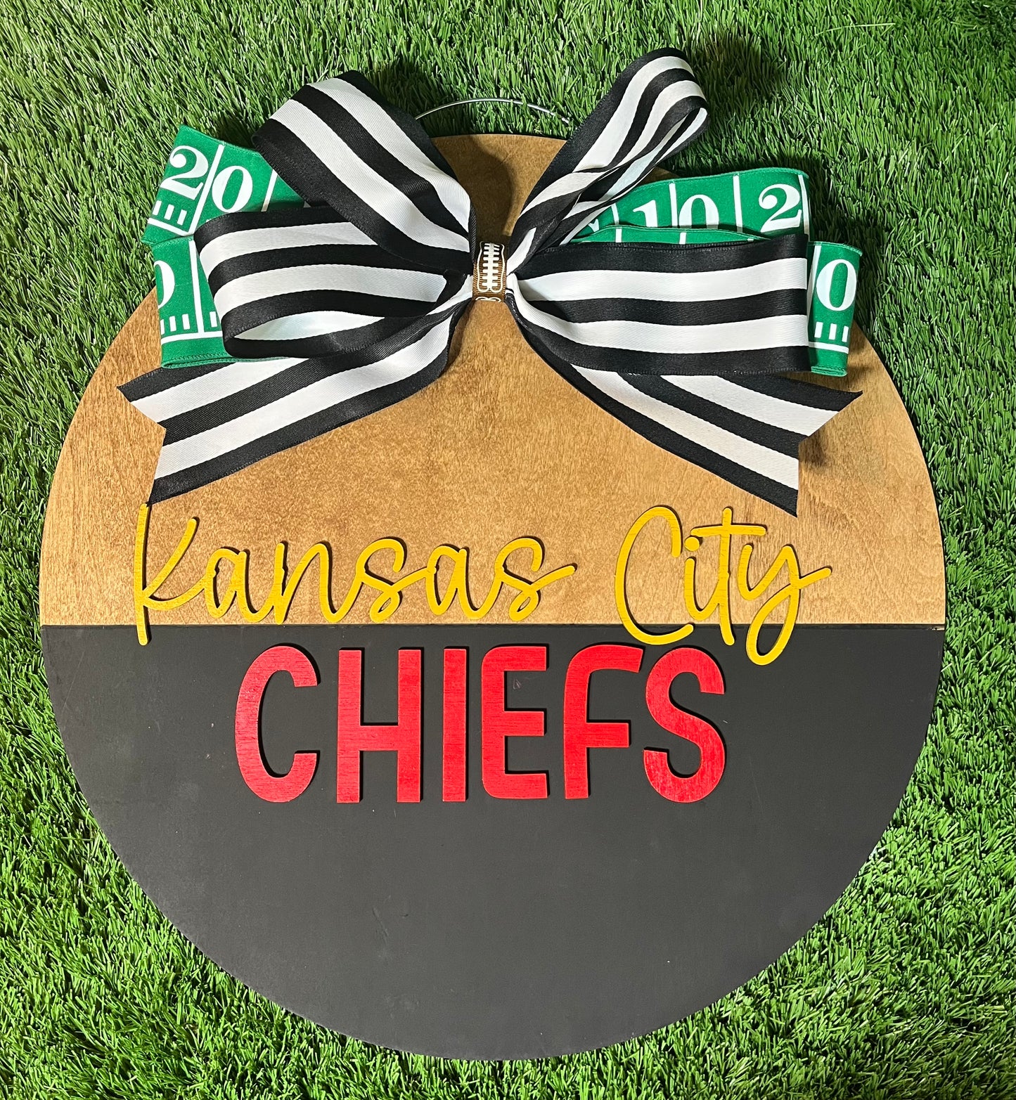 Team & Mascot half & half - Door Hanger