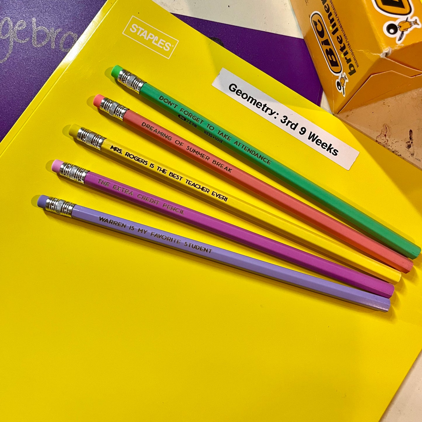 Engraved Pencils - Teacher Edition