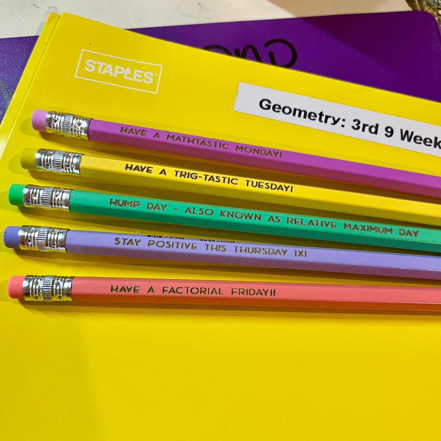Engraved Pencils - Teacher Edition
