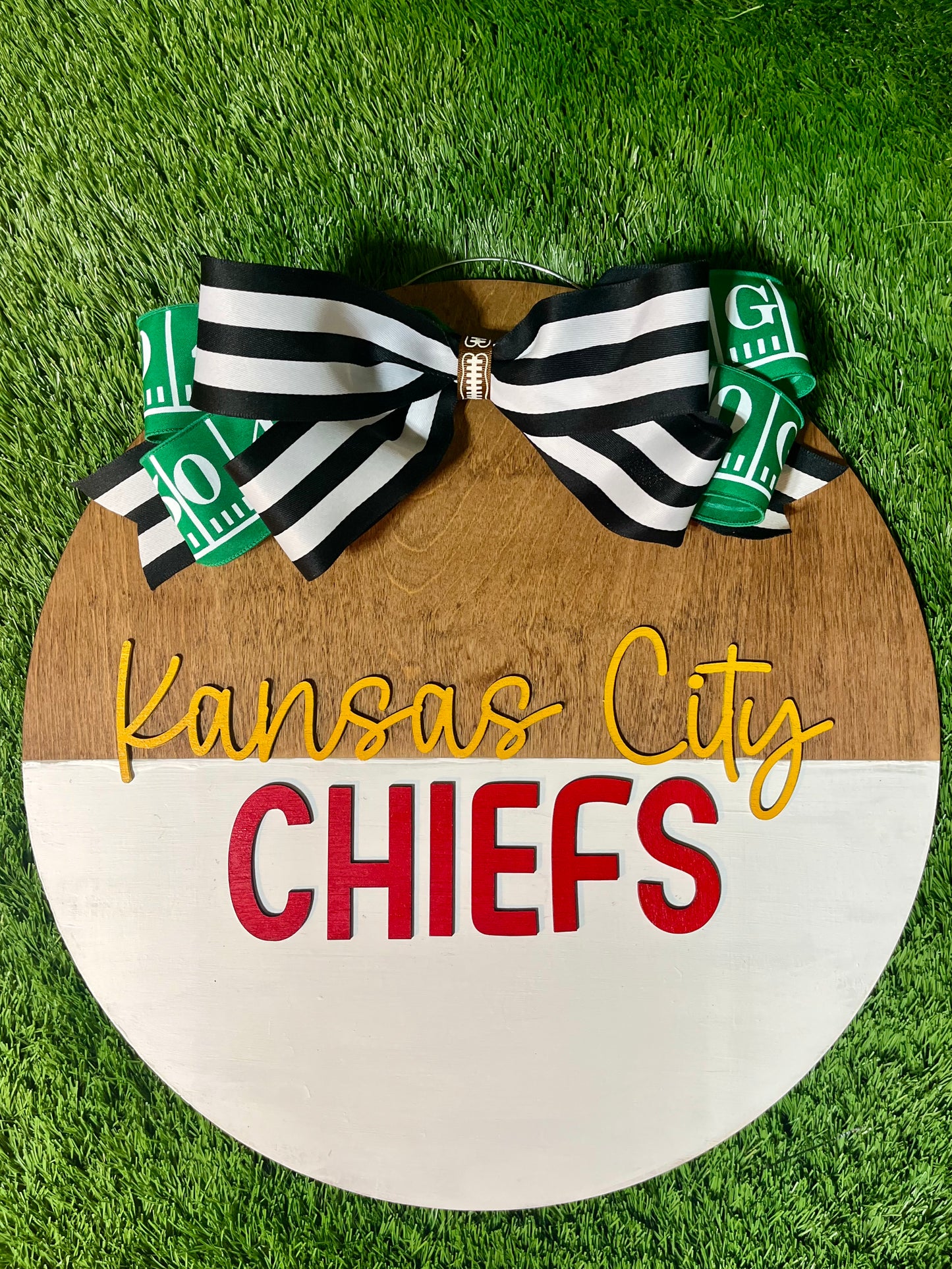 Team & Mascot half & half - Door Hanger