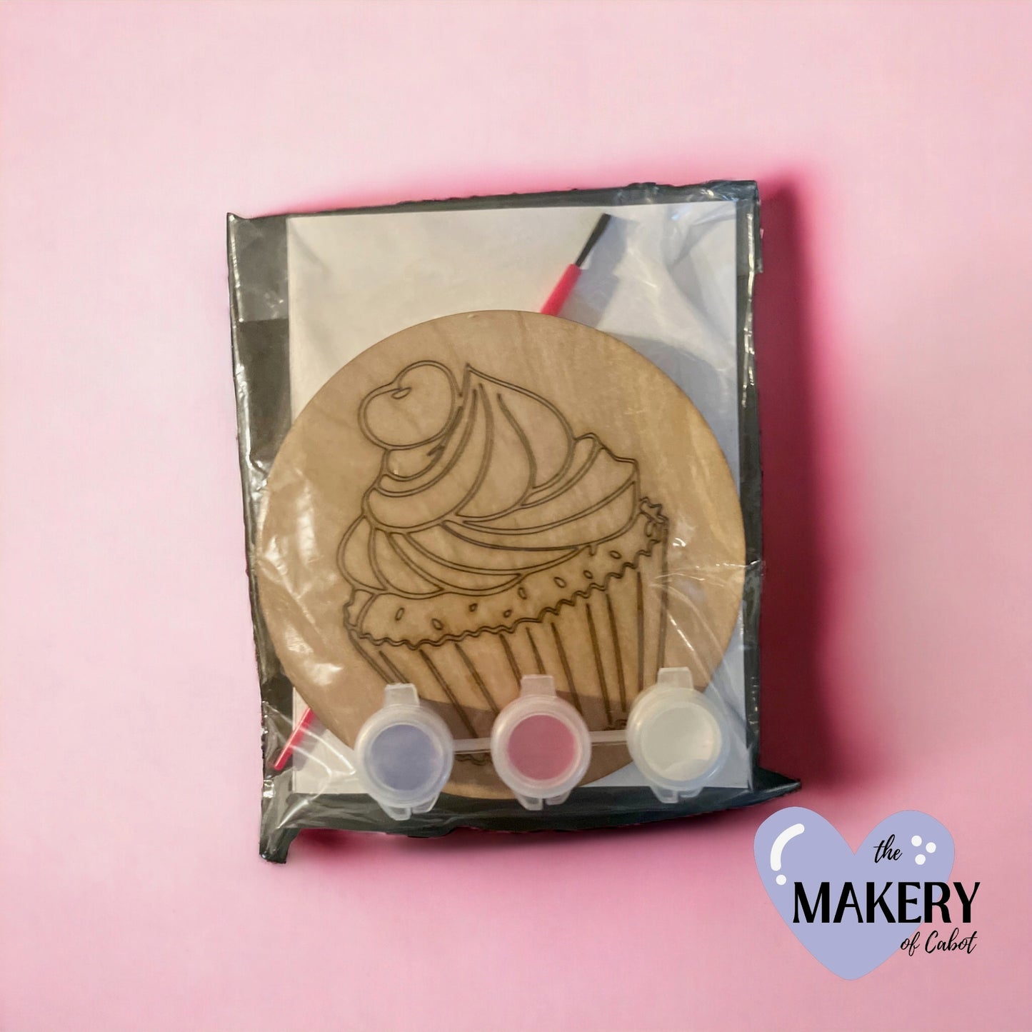Cupcake Paint Kit Valentine Party Favors