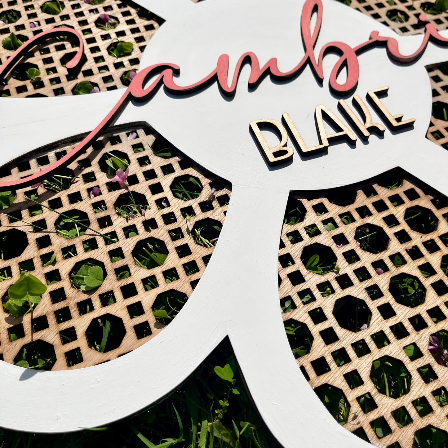 Large Wall Name Flower - C for Thompson babies