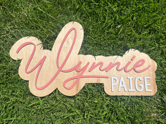 Large wall sign