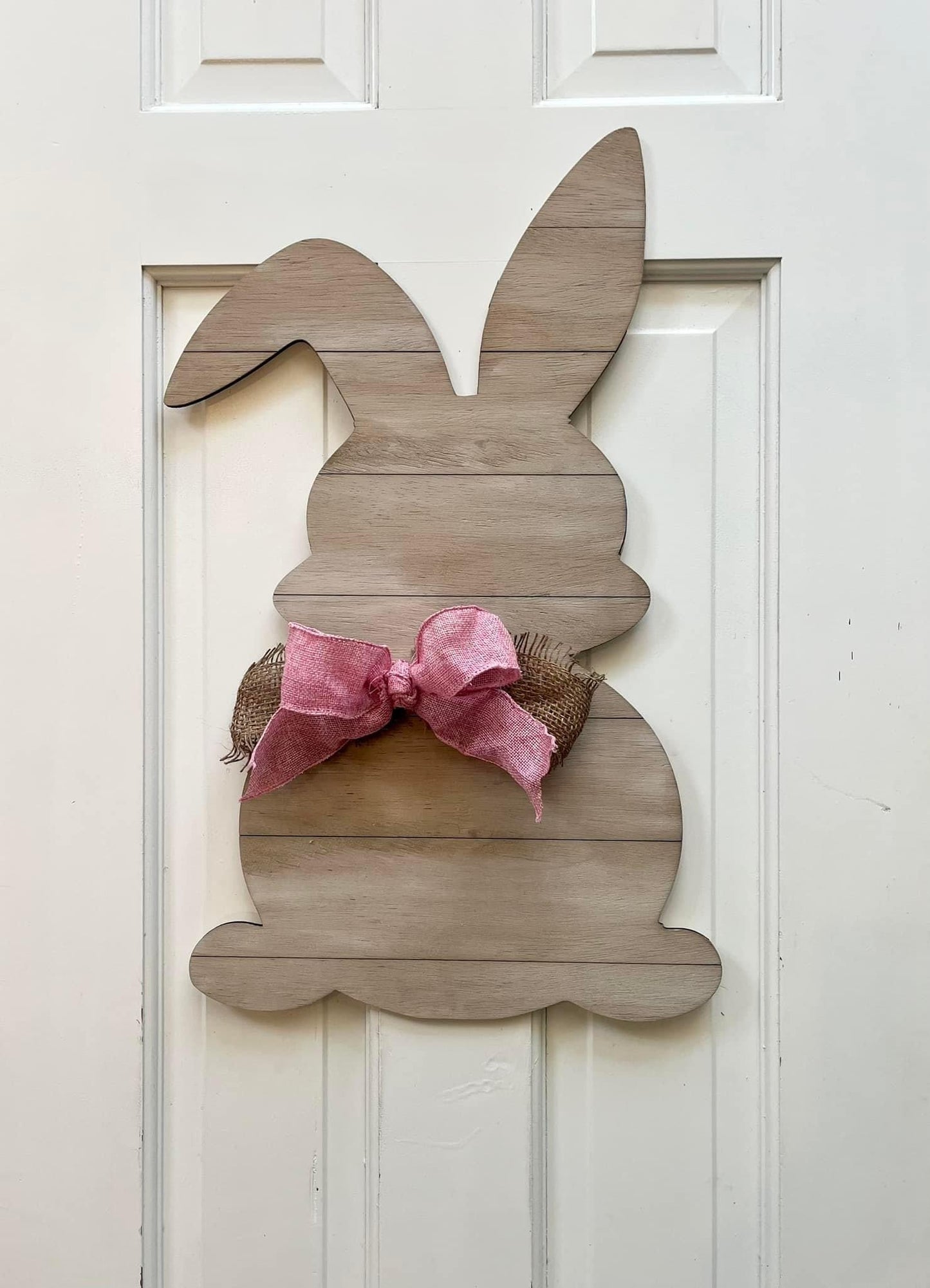 Bunny Silhouette door hanger decor