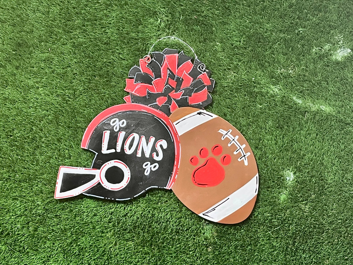 Football & Cheer Door Hanger
