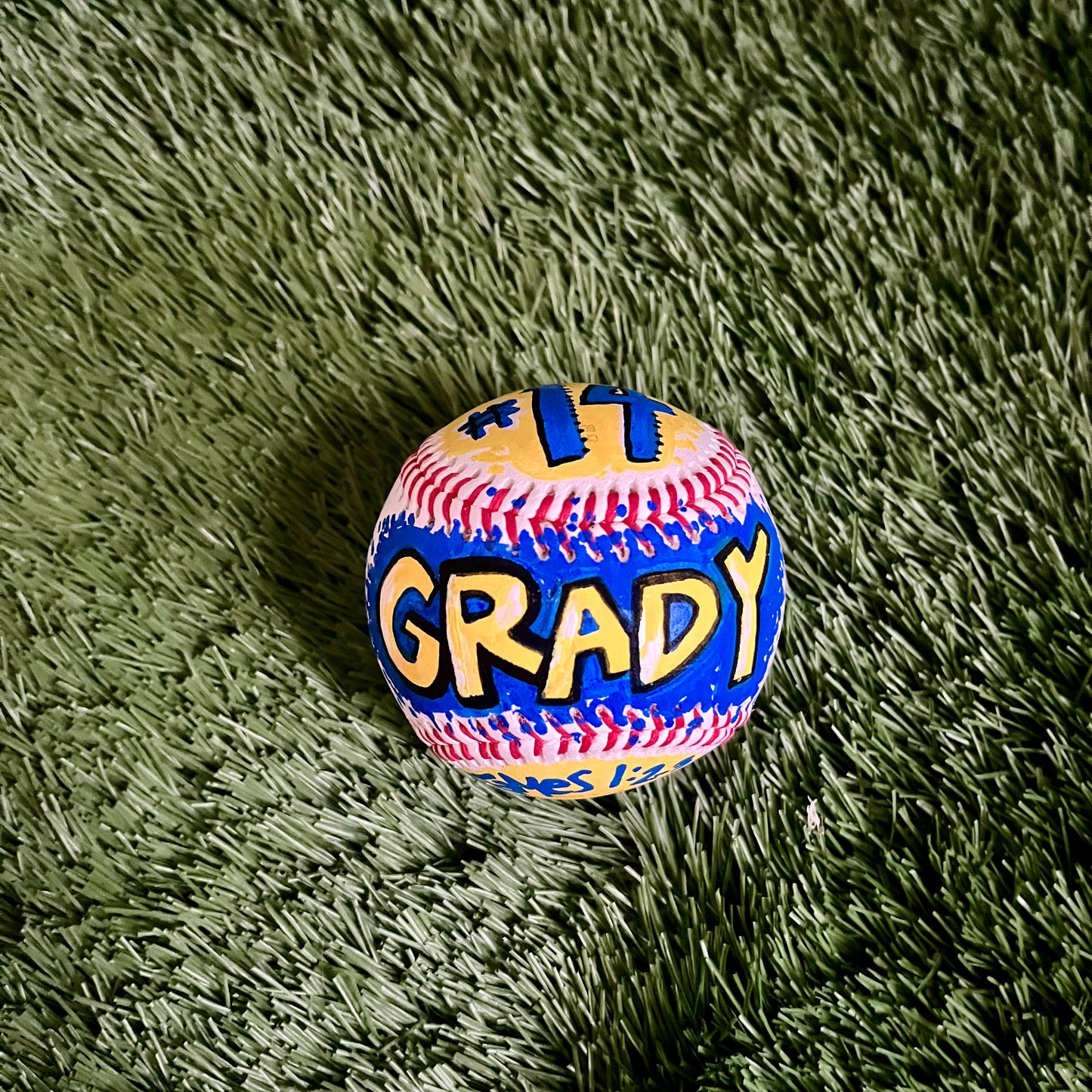 Hand Painted & Personalized Baseball