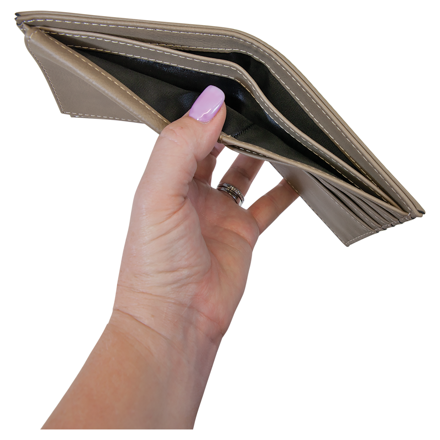 Bi-fold Leatherette Wallet