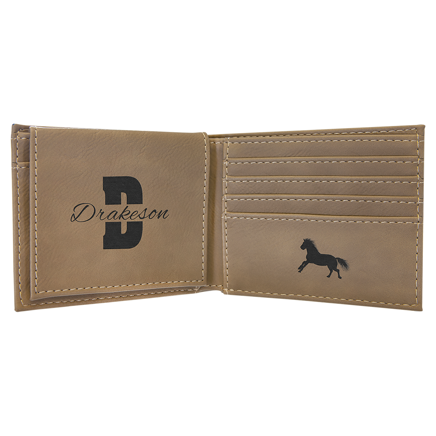 Bi-fold Leatherette Wallet