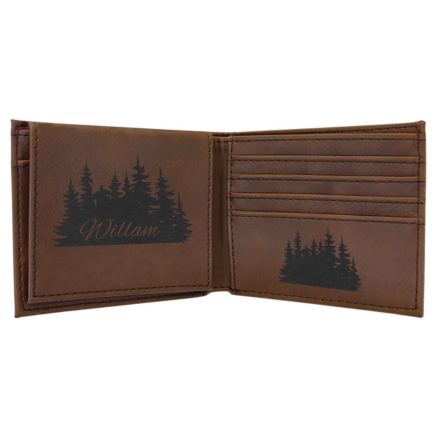 Bi-fold Leatherette Wallet