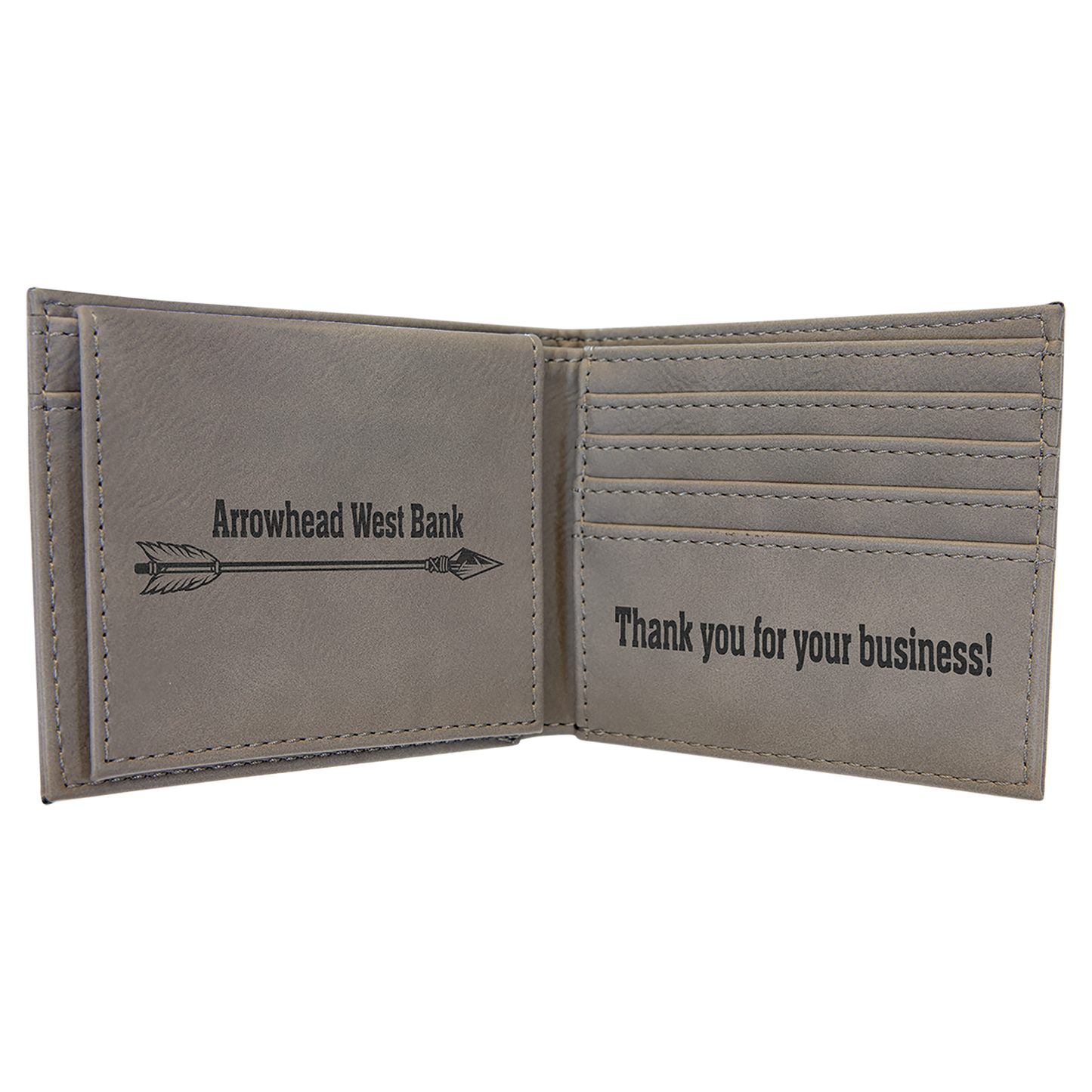 Bi-fold Leatherette Wallet