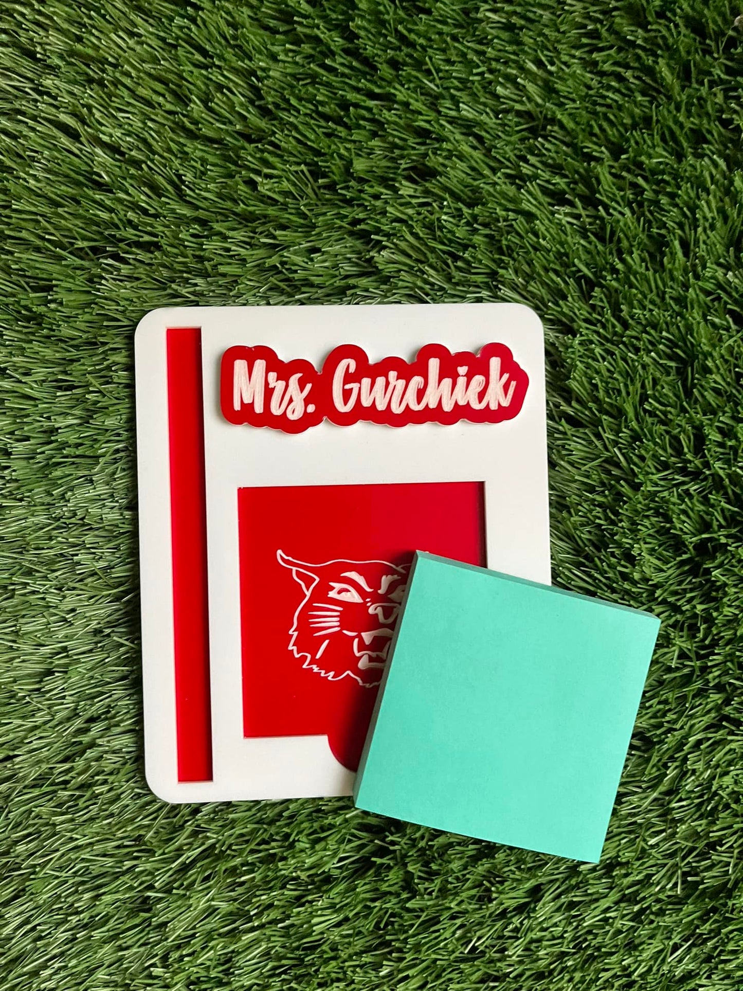 Desktop Note & Pen Holder - Harding Academy