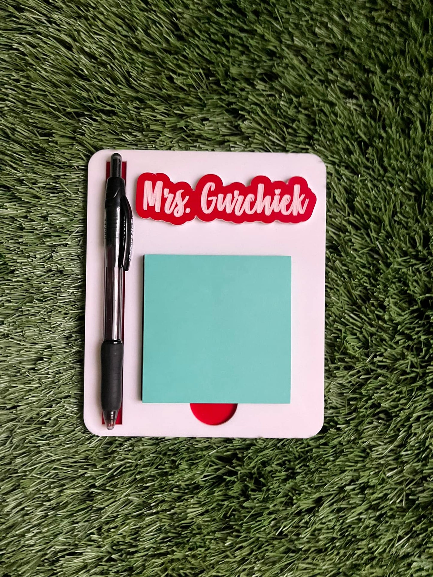 Desktop Note & Pen Holder - Harding Academy