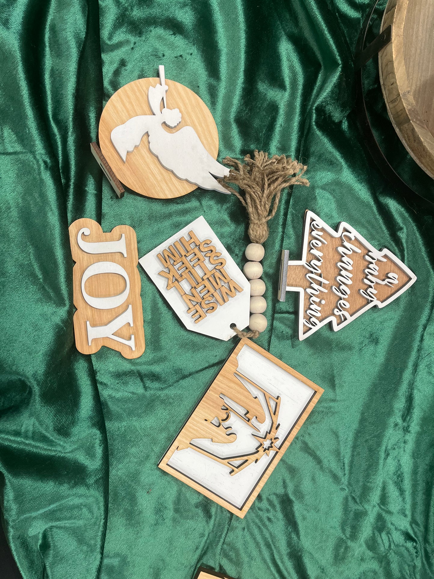 Nativity Tiered Tray set