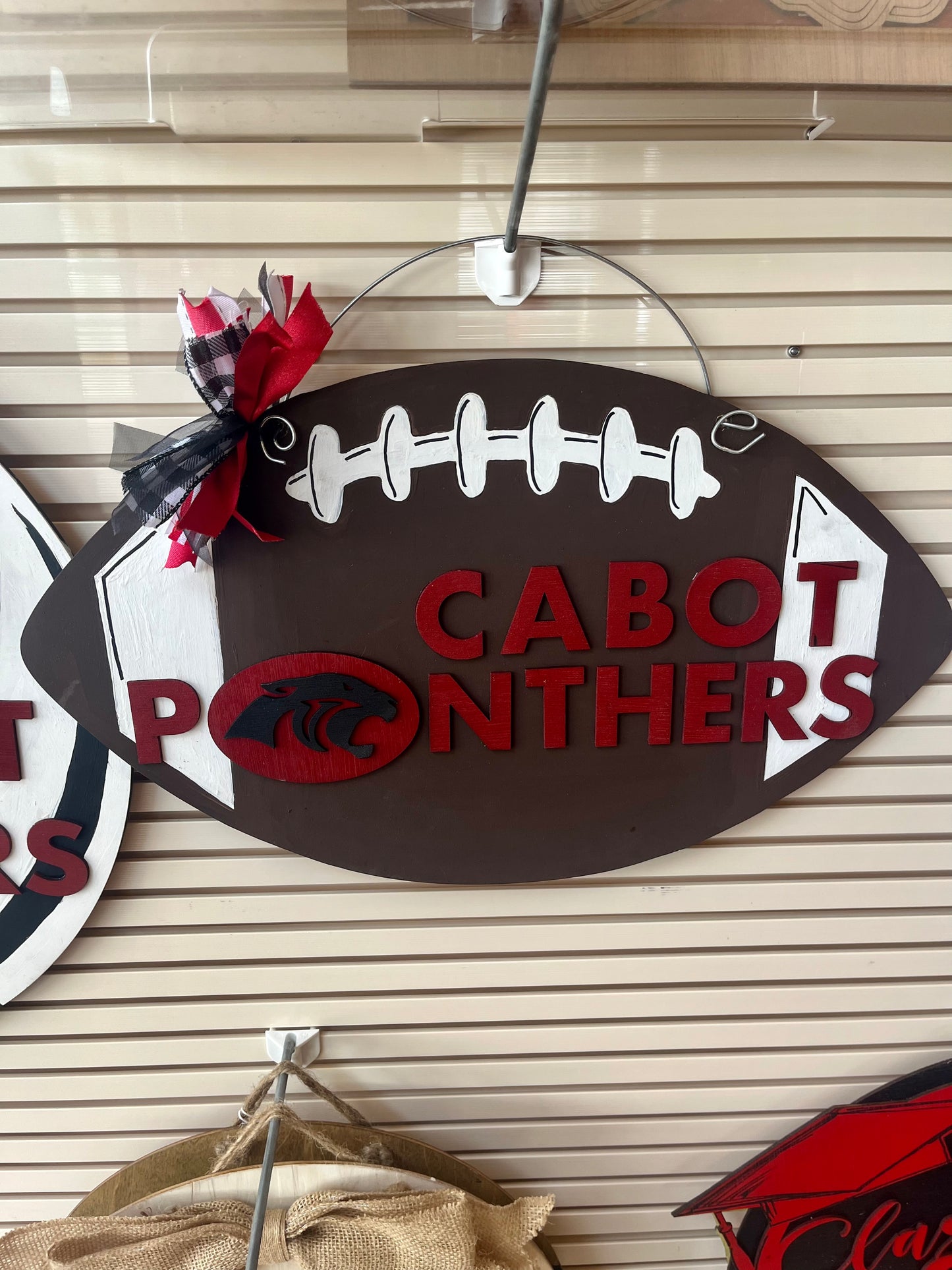 Panther Football Door Sign
