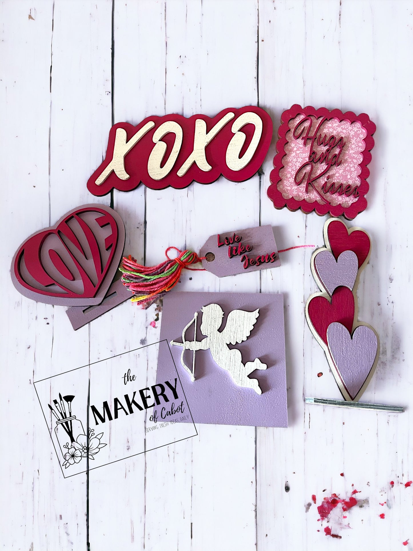 Valentine’s Day Tiered Tray Set