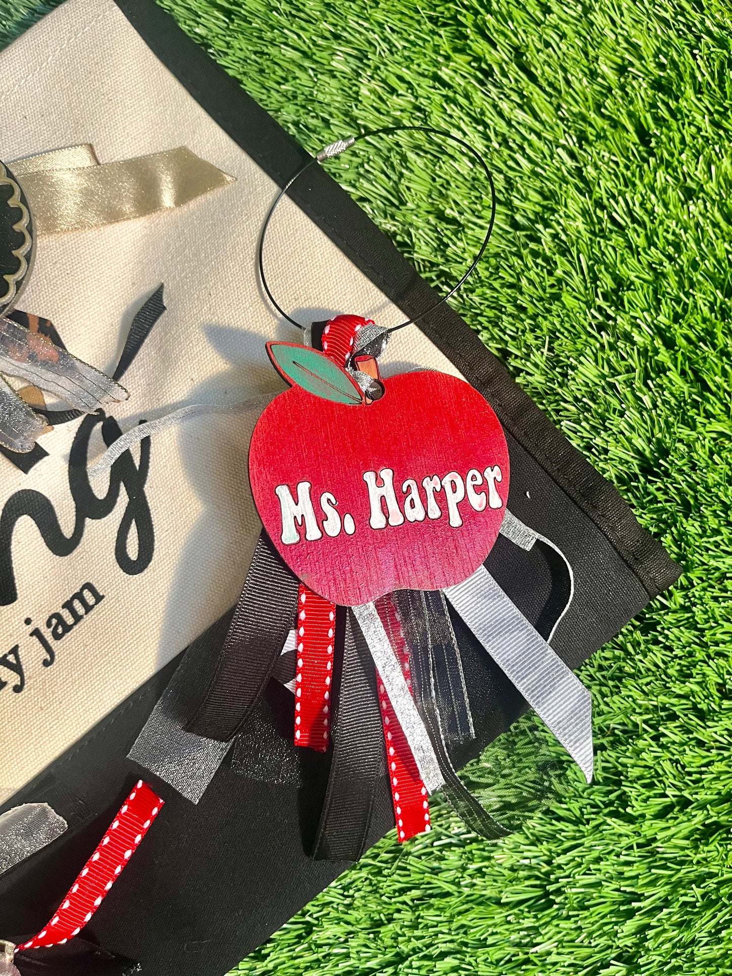 Teacher Bag Tags (Wooden)