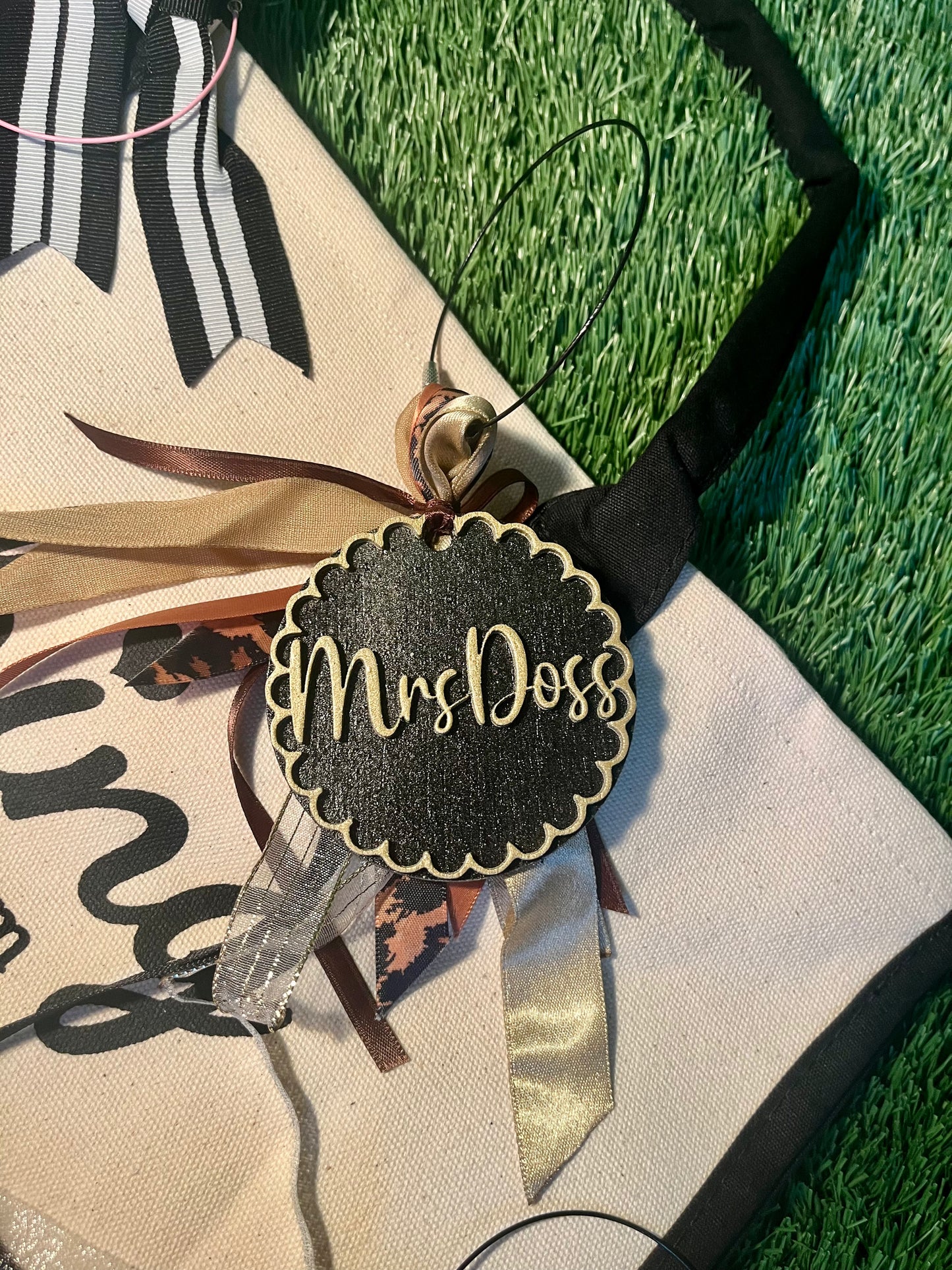 Teacher Bag Tags (Wooden)