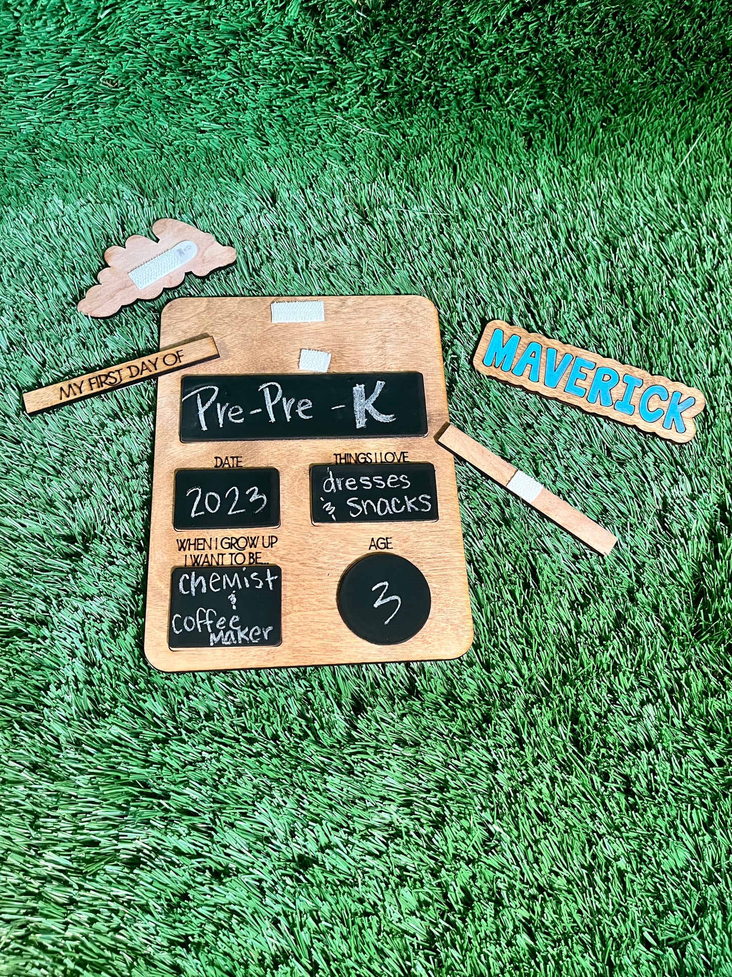 First Day of School Personality Board