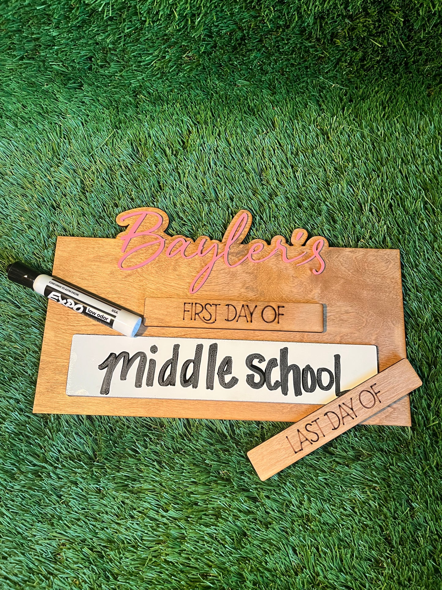 First Day of School: White Board