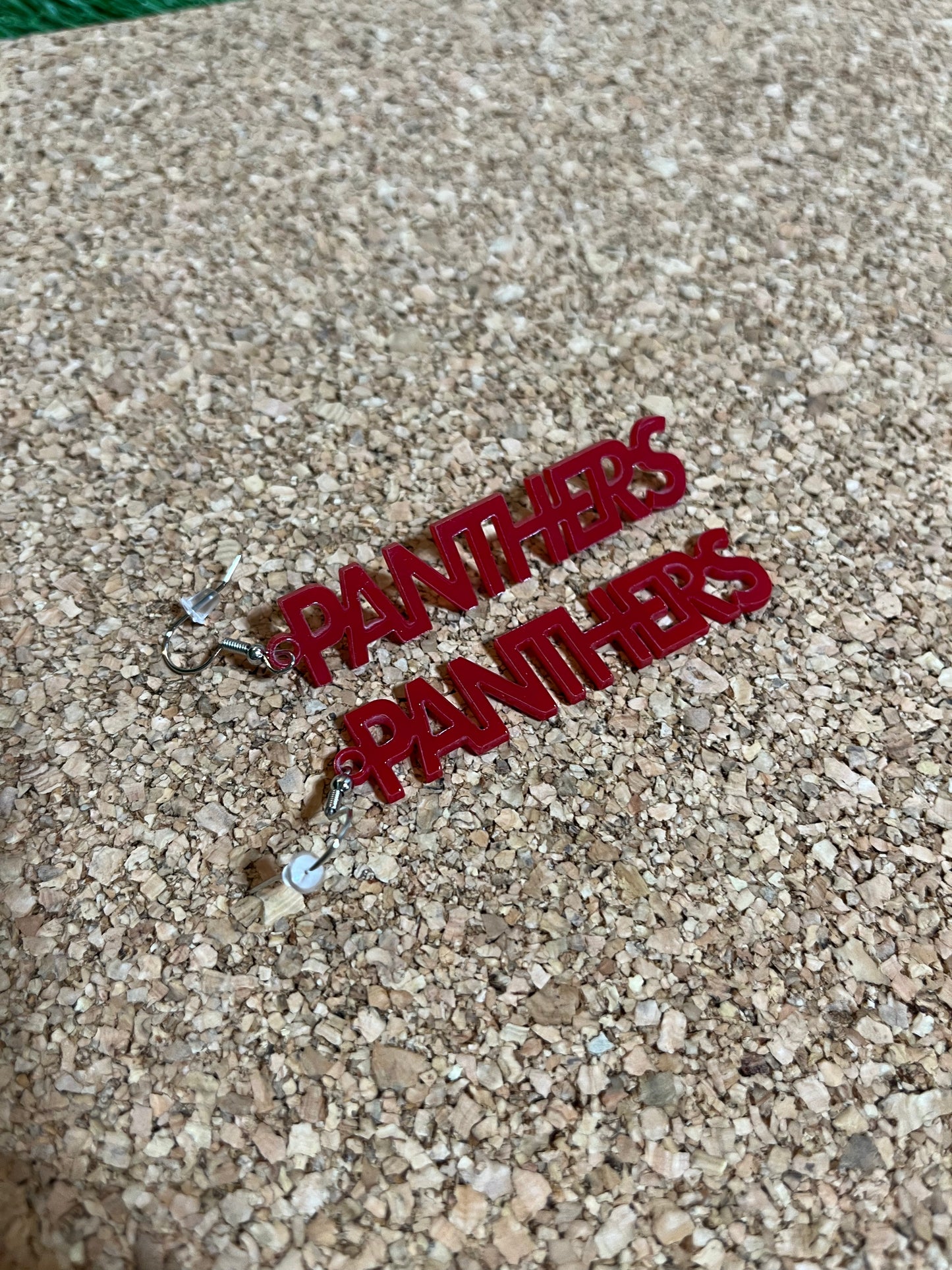 Cabot Panther Acrylic Earrings