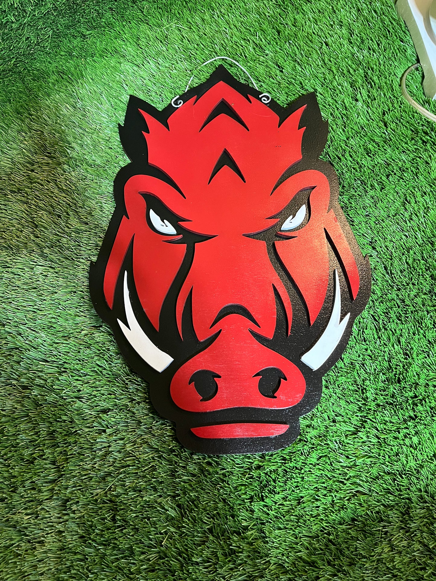 Front Facing Hog - Door Hanger