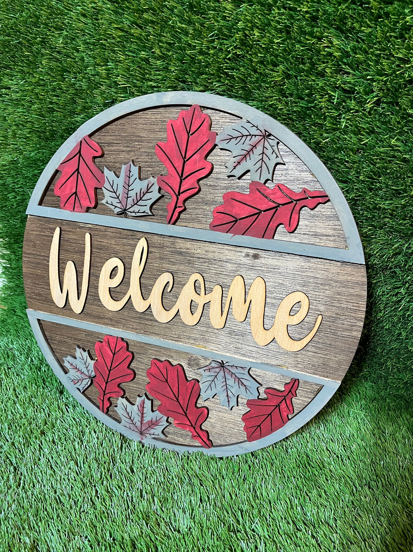 Fall Foliage Welcome - Door Hanger