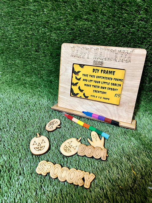 Halloween DIY kids frame