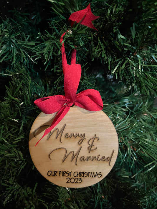 Merry & Married - Ornament (2023)