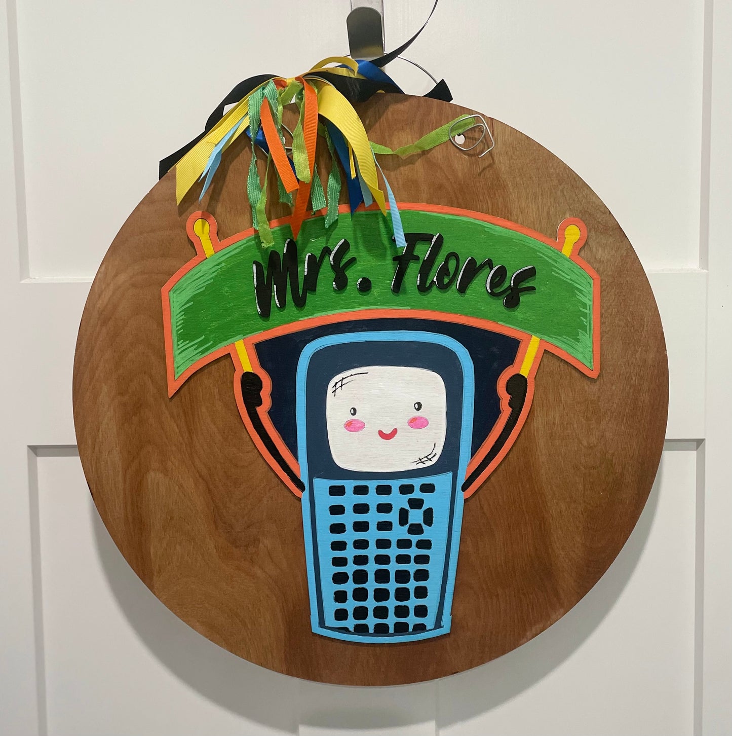 Classroom Door Sign: Calculator Buddy