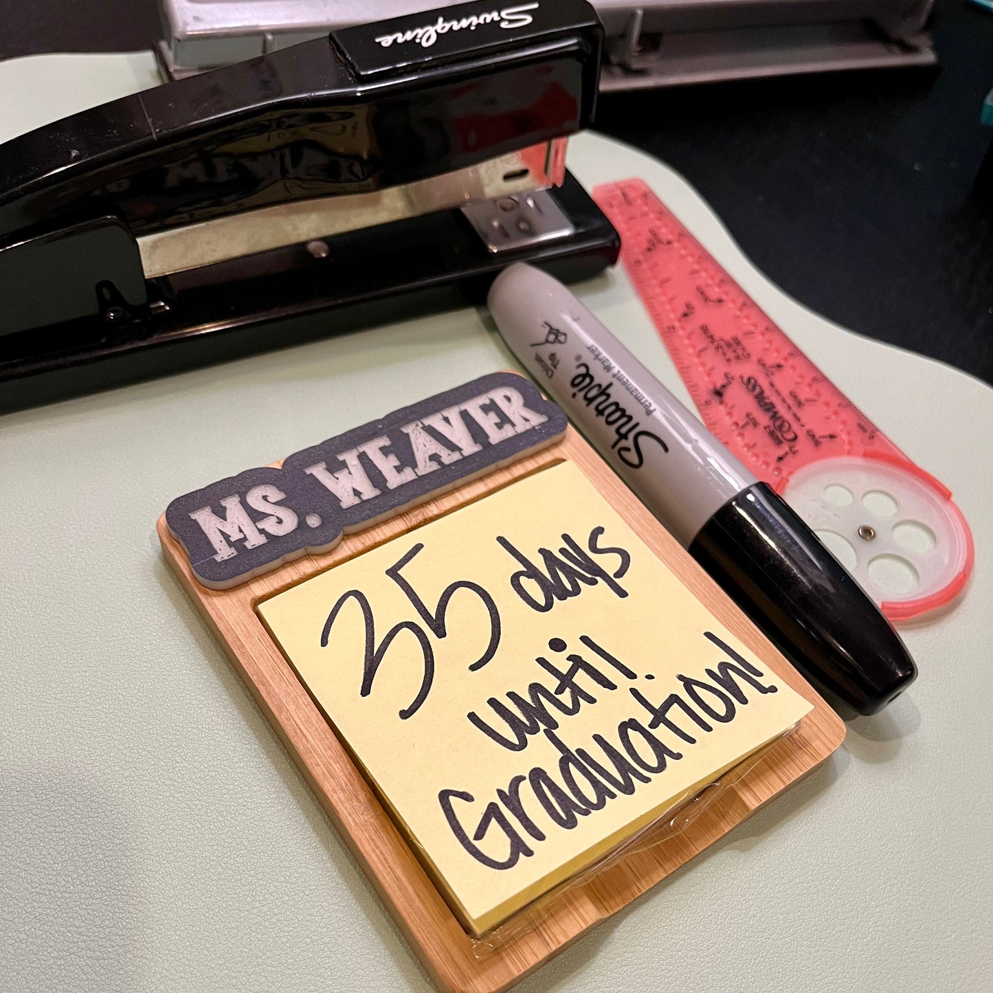 Personalized Post-It Holder