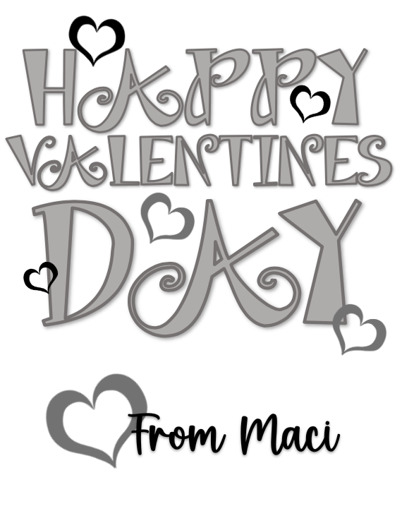 Mail Paint Kit Valentine Party Favors