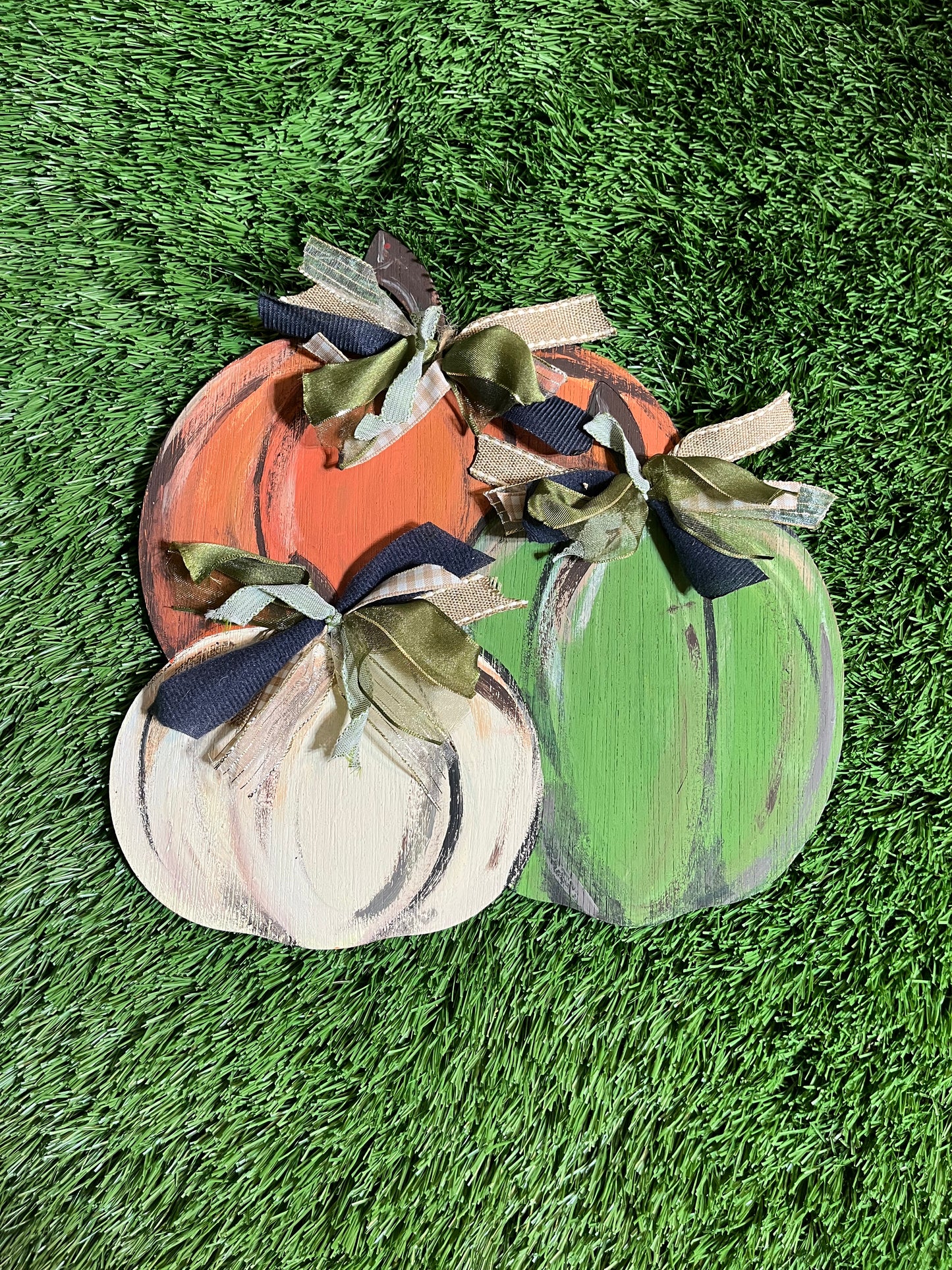 Pumpkin Trio Door Hanger