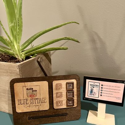 Wooden QR Code Sign (3 codes)