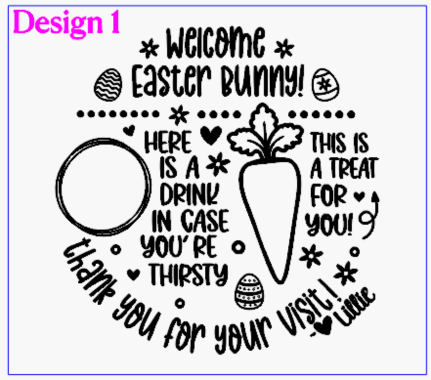 Easter Bunny Treat Tray