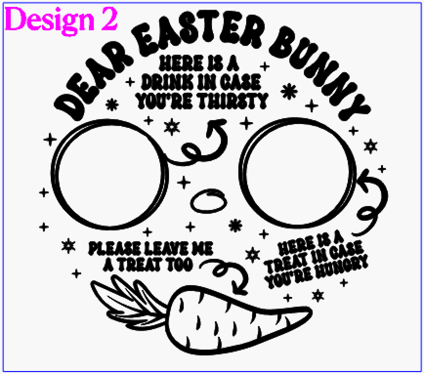 Easter Bunny Treat Tray