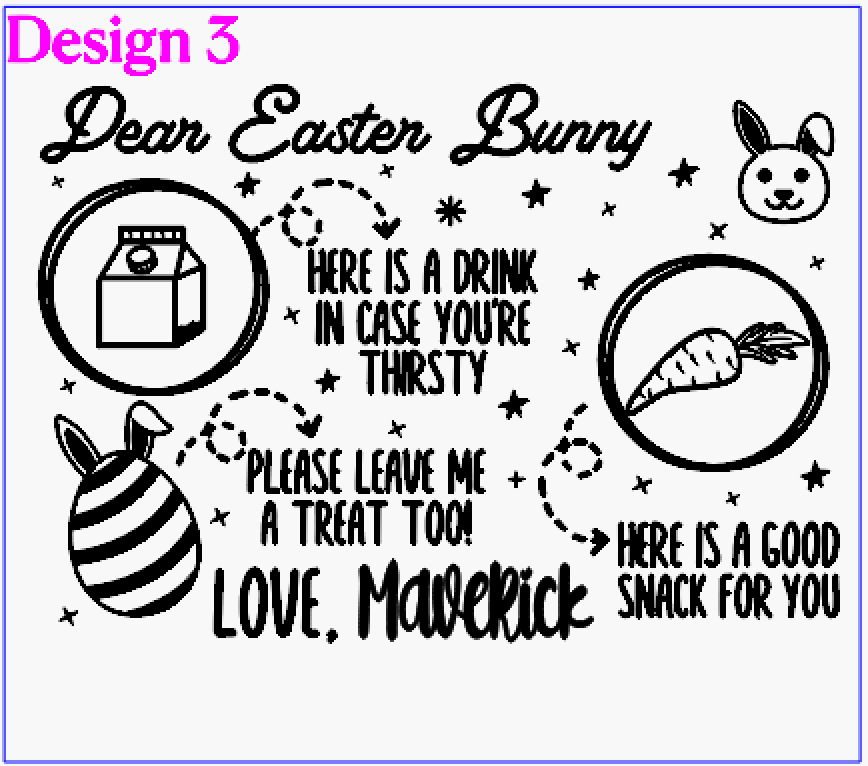Easter Bunny Treat Tray