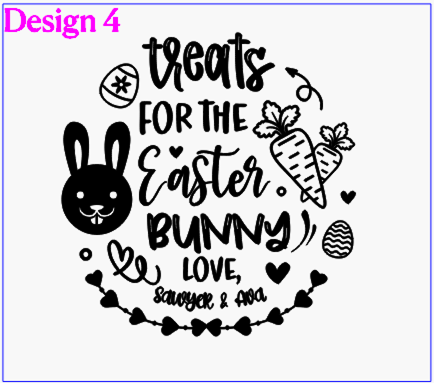 Easter Bunny Treat Tray