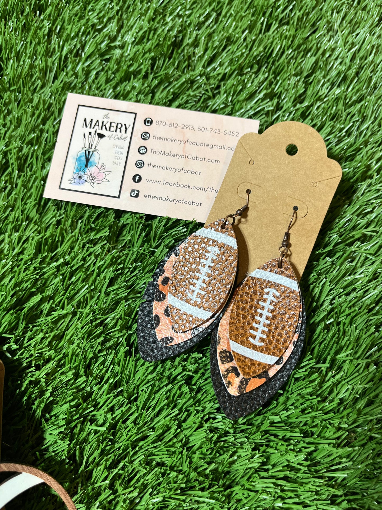 Football Earrings