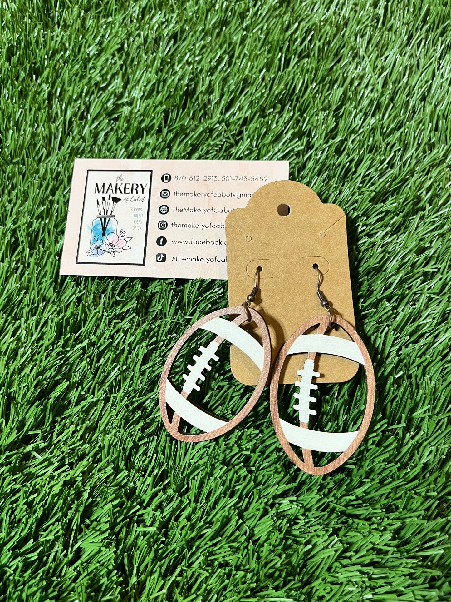 Football Earrings
